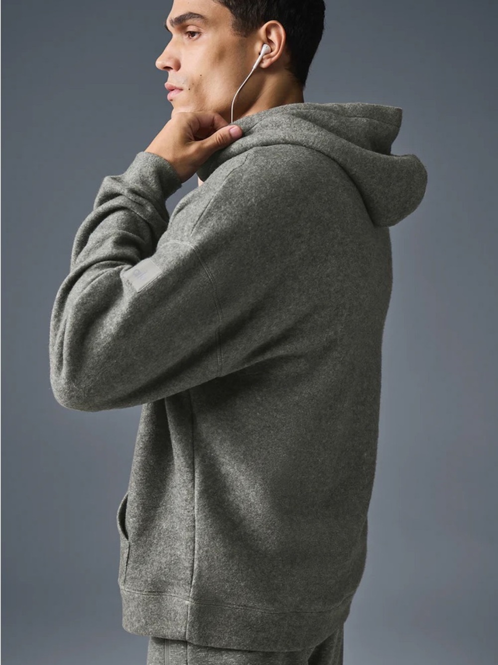 Alo Men’s XL ‘Triumph Restore Hoodie’ LIMITED Grey Tri Blend